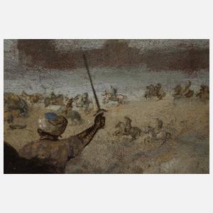 Jacques Courtois, attr., Reiterschlacht am Bosporus