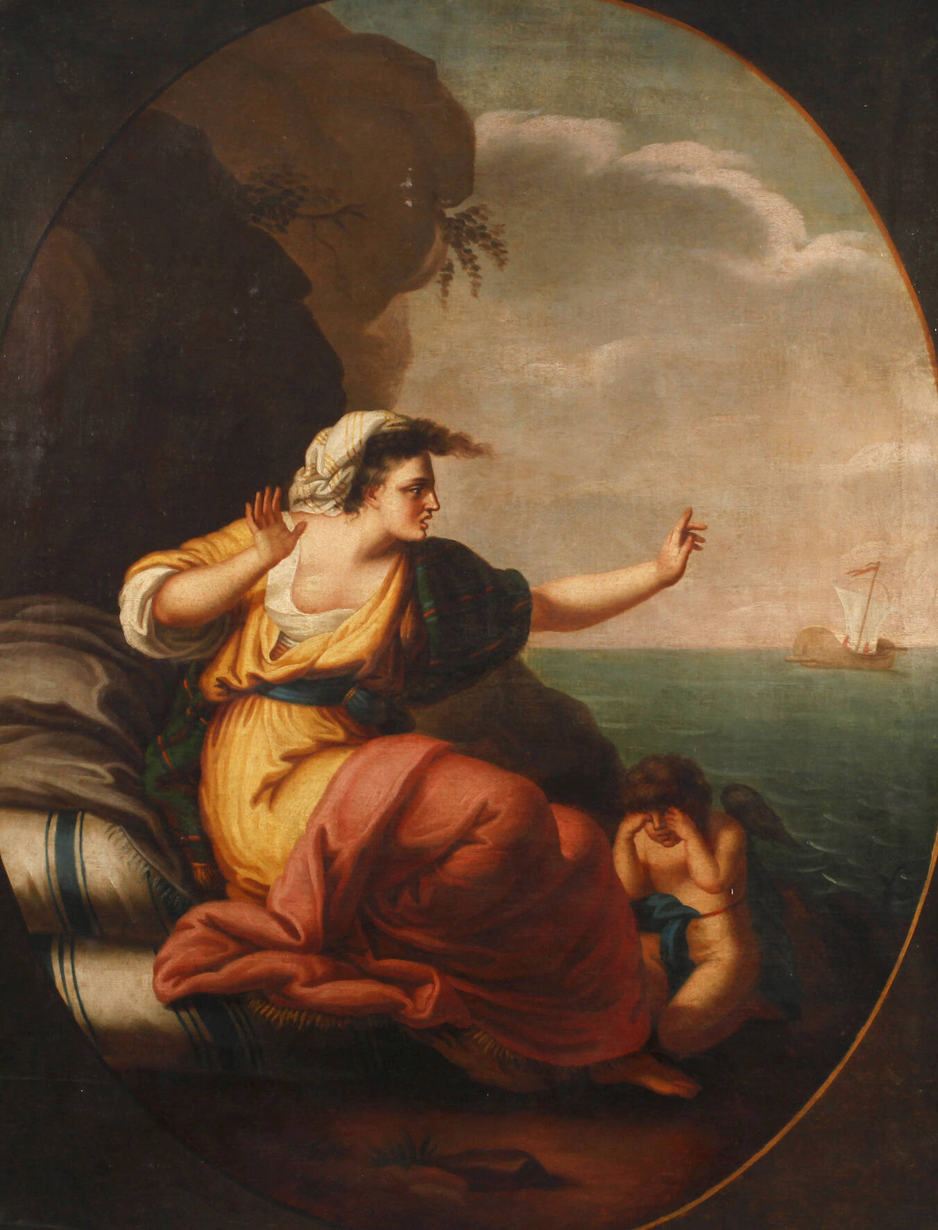 Die verlassene Ariadne" nach Angelika Kauffmann