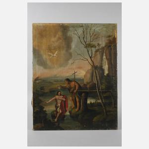 Taufe Jesu im Jordan durch Johannes den Täufer