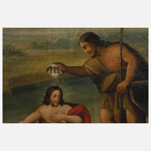 Taufe Jesu im Jordan durch Johannes den Täufer