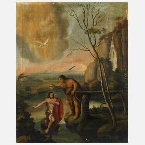 Taufe Jesu im Jordan durch Johannes den Täufer