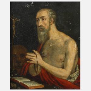 Heiliger Hieronymus als Eremit