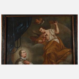 Barocke Krönungsszene mit Engel