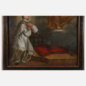 Barocke Krönungsszene mit Engel