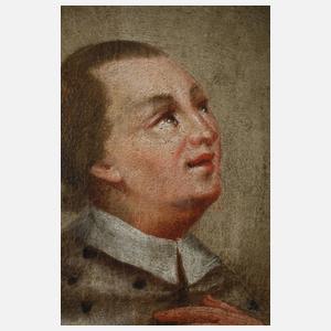 Barocke Krönungsszene mit Engel