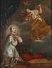 Barocke Krönungsszene mit Engel