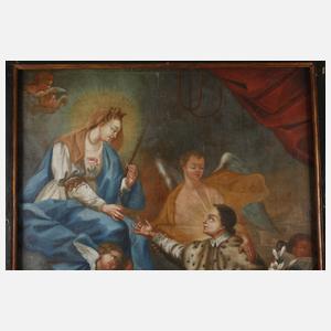 Barocke Krönungsszene mit Maria