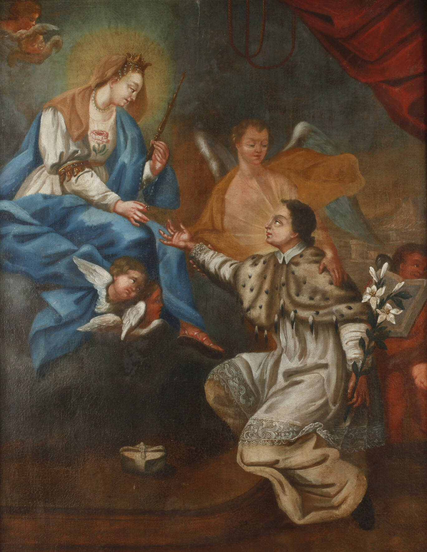 Barocke Krönungsszene mit Maria