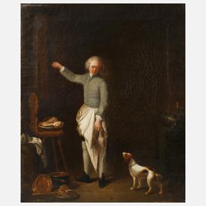 Küchenmeister im Speisegewölbe