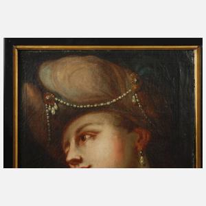 Dame mit Turban