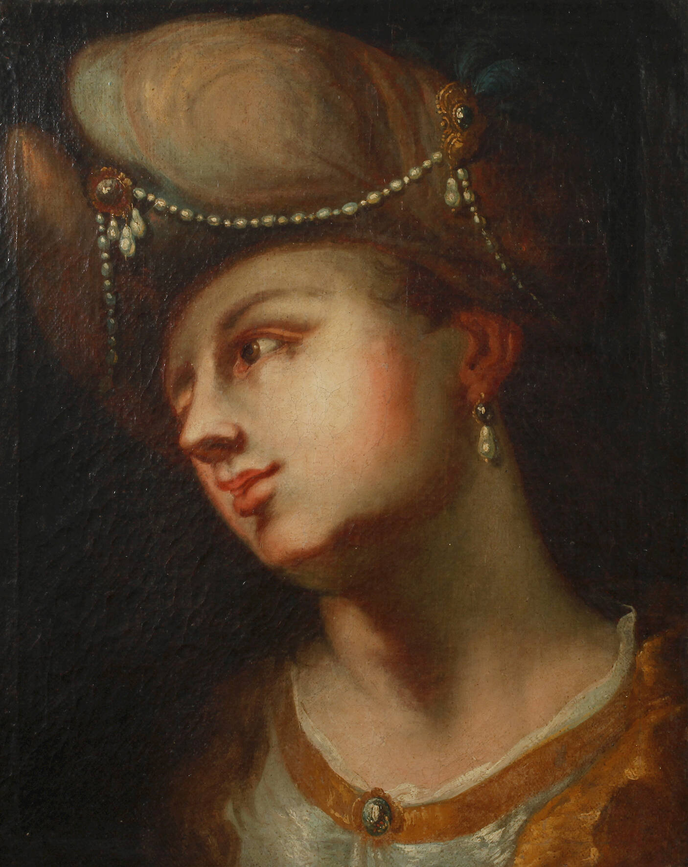 Dame mit Turban