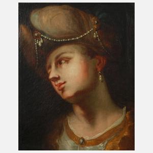 Dame mit Turban
