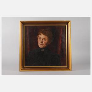 A. Becher, Damenportrait