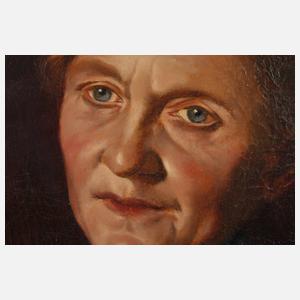 A. Becher, Damenportrait