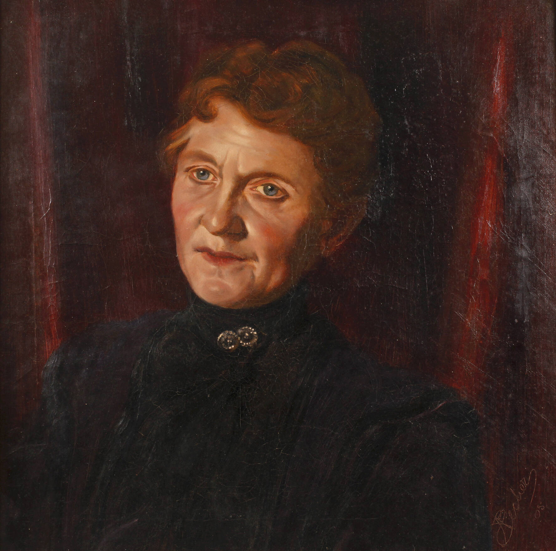 A. Becher, Damenportrait