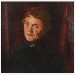 A. Becher, Damenportrait