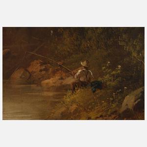 Eduard Boehm, "Gebirgsbach aus der Schweiz"