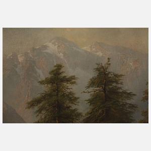 Eduard Boehm, "Gebirgsbach aus der Schweiz"