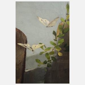 Fanny Coupette, Idyll mit Stockrosen