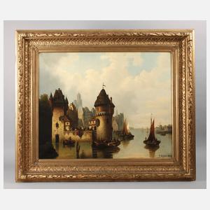 M. Dohmen, Stadt am Fluss