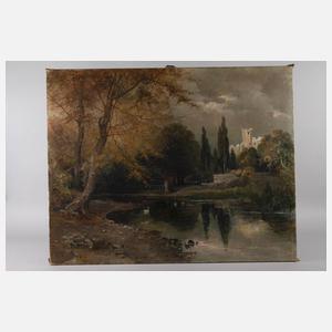 August Flinker, Im Schlosspark