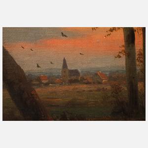 Eduard Hein jun., Abendlandschaft