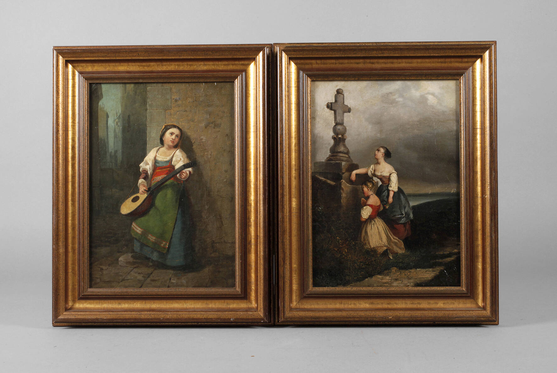 Prof. Howard Helmick, Paar Gemälde