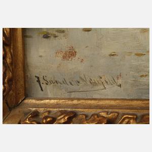 Johann Jungblut, attr., "Herbst am Niederrhein"