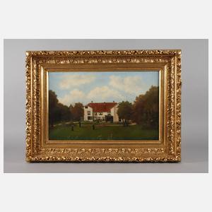 A. Kreuzer, Golfspieler im Park