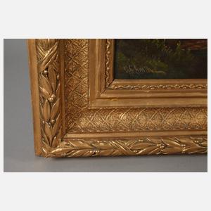 Georg Schmitz, Gebirgslandschaft mit See