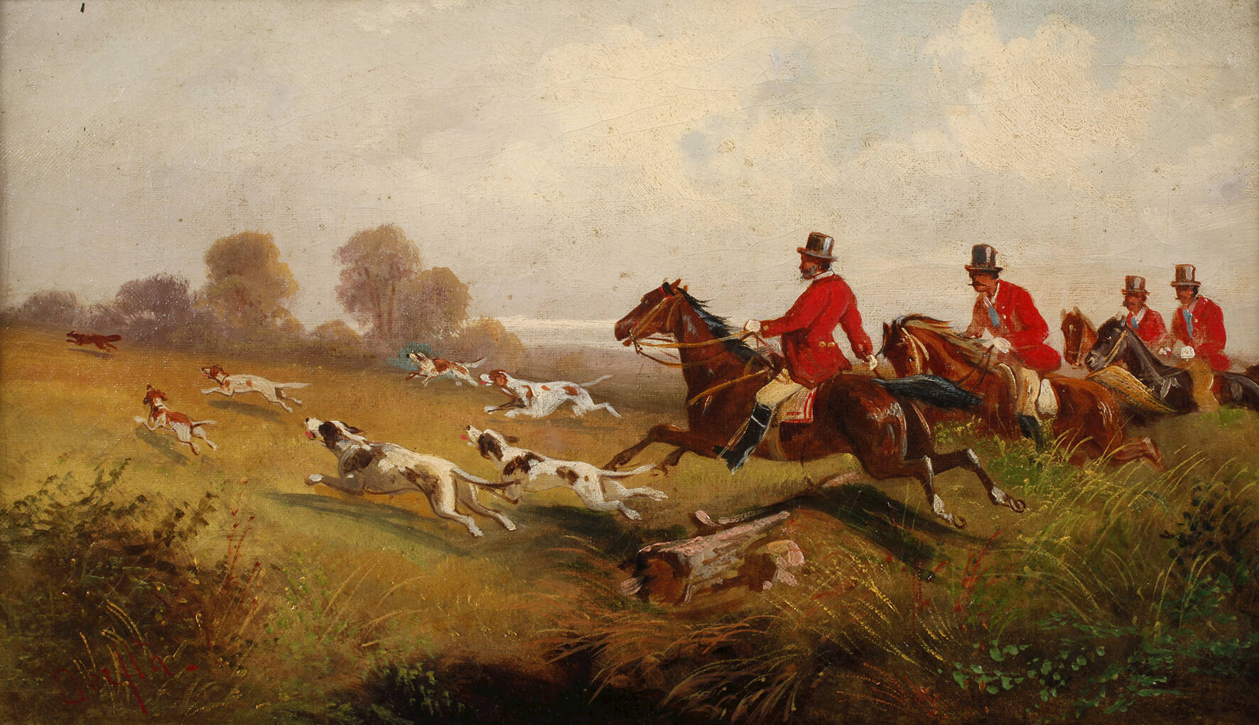 Alfred Steinacker, Parforcejagd