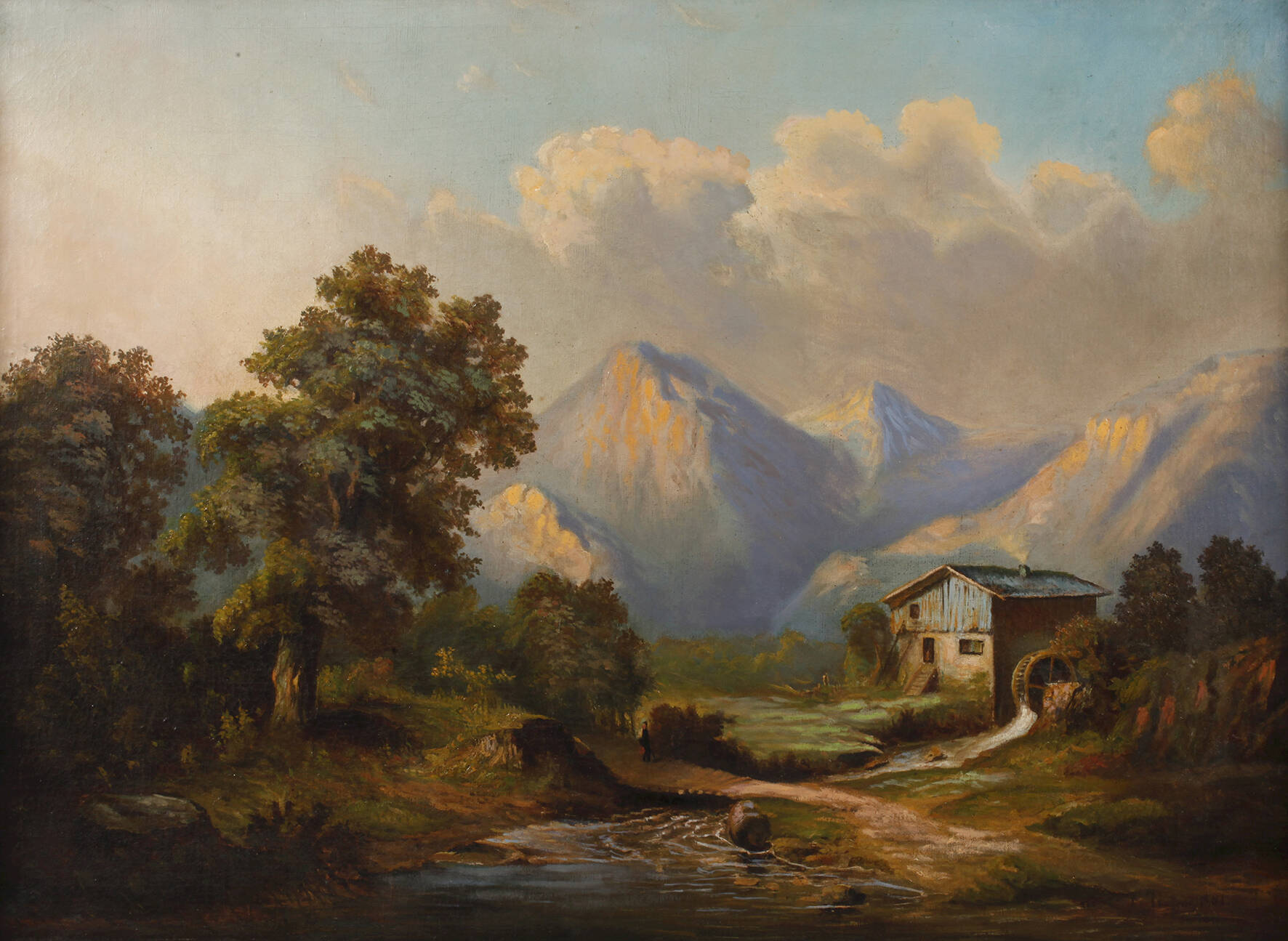 Fr. Truijens, Mühle im Gebirge