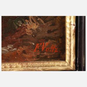 Prof. Friedrich Volz, Waldweg mit Kühen