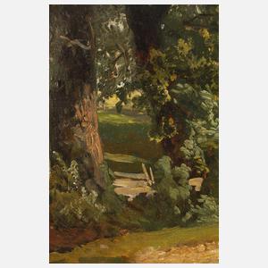 Prof. Friedrich Volz, Waldweg mit Kühen