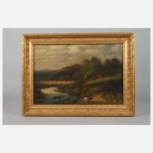 Kühe an der Tränke