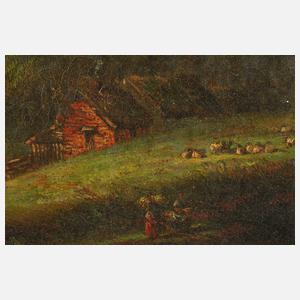 Kühe an der Tränke