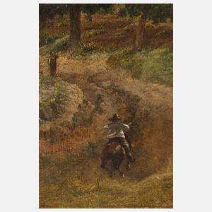 Landschaft mit Reiter