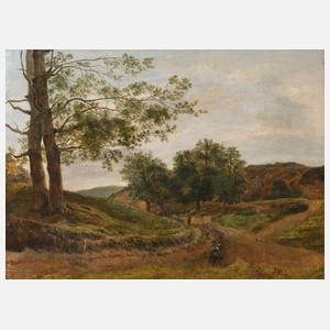 Landschaft mit Reiter