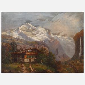 Bauernhaus in den Alpen
