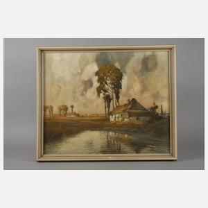 Prof. Hans Bauer, Sommerabend am See