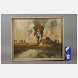 Prof. Hans Bauer, Sommerabend am See