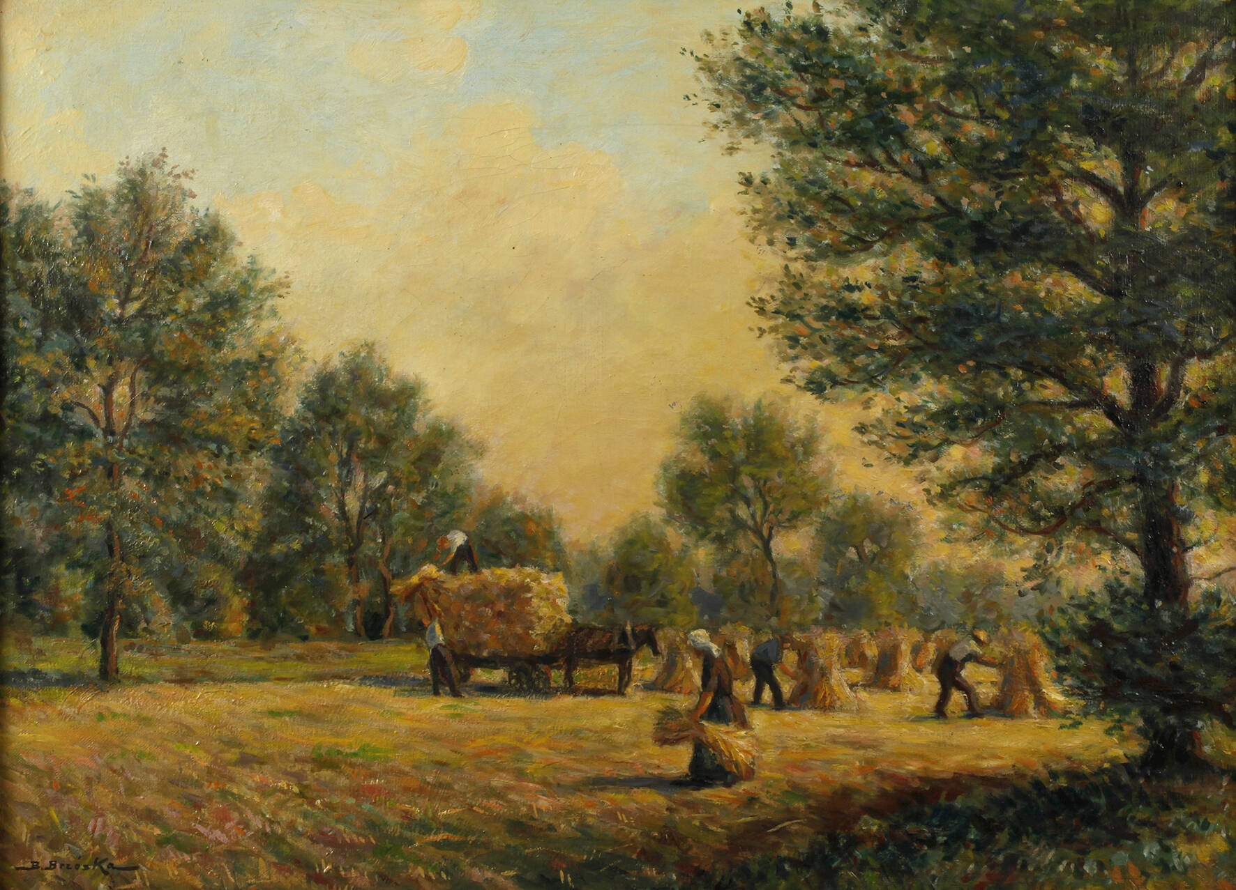 Bruno Brzoska, Heuernte