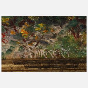 Eugen Burkert, Schlesisches Haus mit Garten