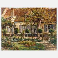Eugen Burkert, Schlesisches Haus mit Garten111