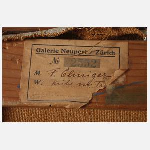 Franz Elmiger, "Kühe im Freien"