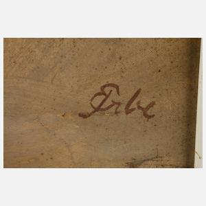 Paul Erbe, Bachlauf in Winterlandschaft