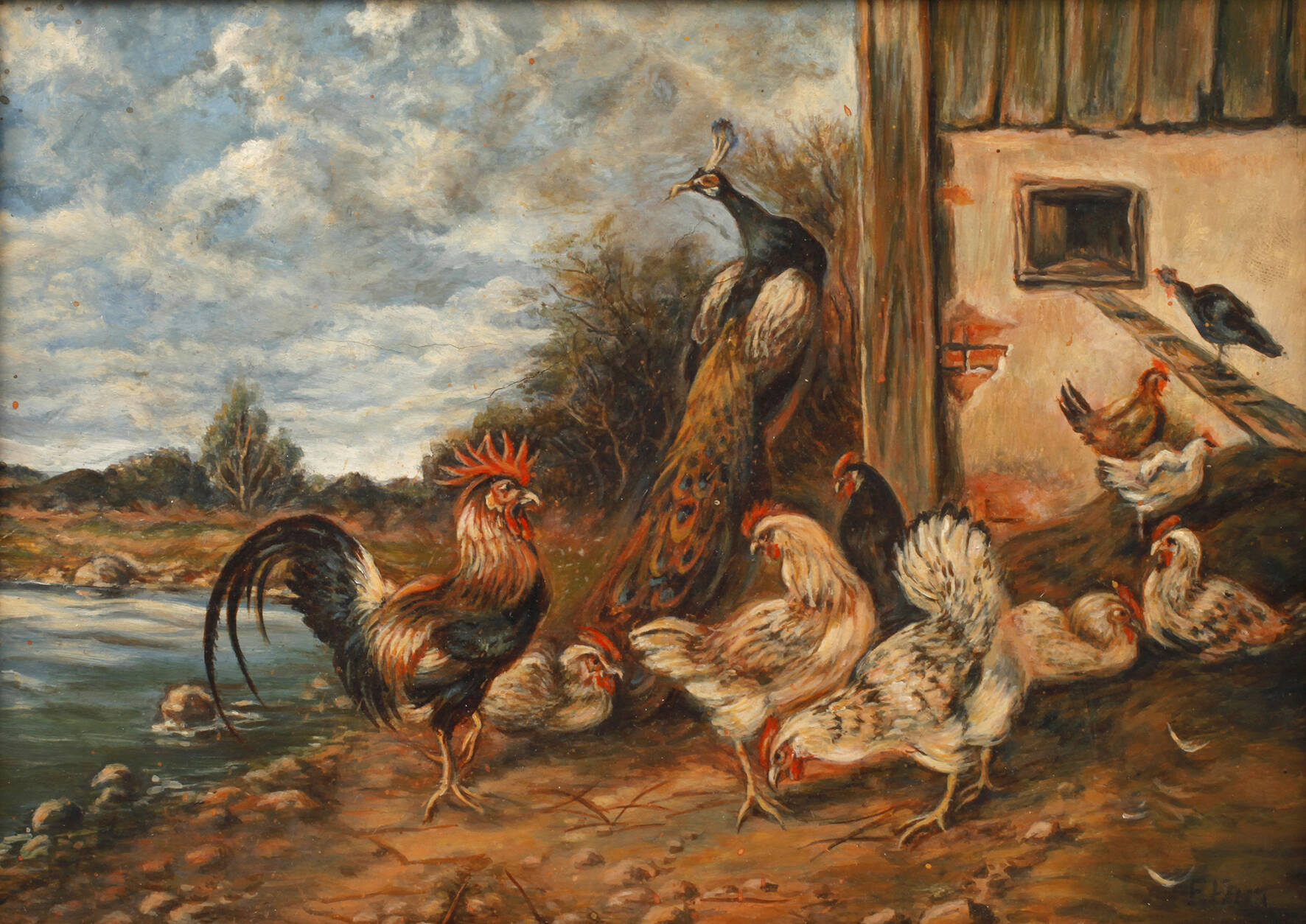 E. Felix, Auf dem Hühnerhof