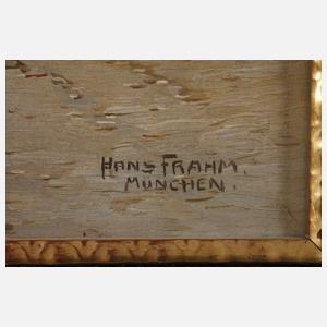 Prof. Hans Frahm, Straßenszene in Garmisch