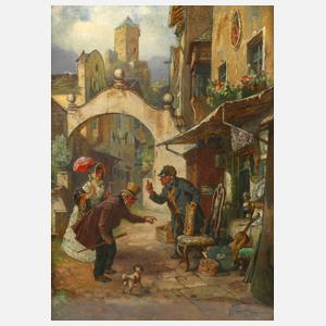 Sepp Frank, Beim Antiquar