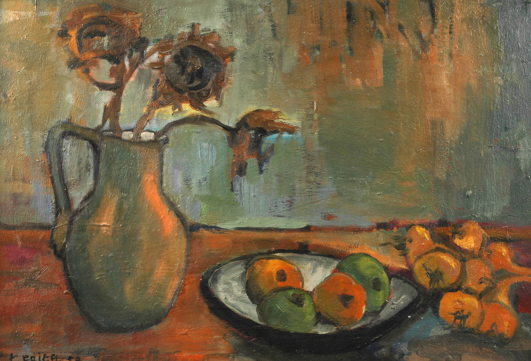 E. Friesl, "Herbstliches Stillleben"